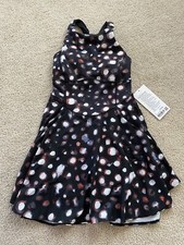 NWT lululemon womens 2 haze dot court crush tennis dress 138