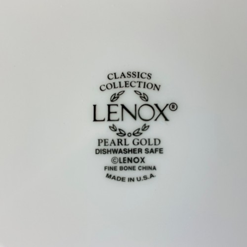 LENOX PEARL GOLD 3 Plates Dinner Salad & Bread Excellent Preowned Condition - Picture 3 of 15