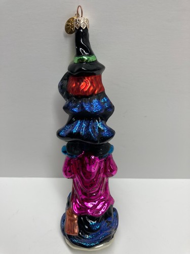 Christopher Radko Halloween Glas Ornament Triple Trouble Hexen Hexe Kürbis - Bild 5 von 12