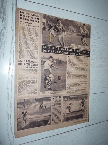 SPRINT #155 08-11 1948 RUGBY SORO ROMANS BOXE BAOUR FOOTBALL REIMS XIII - Imagen 5 de 5
