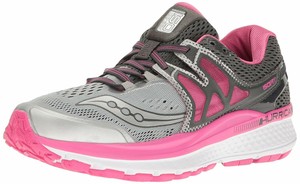NEW Saucony Hurricane ISO 3 Womens Running Shoes Sz 5 M Gray Pink White S01348-1 | eBay