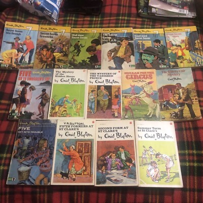 15x Vintage Enid Blyton Mystery/Adventure/Secret Severn-Armada/Knight Editions