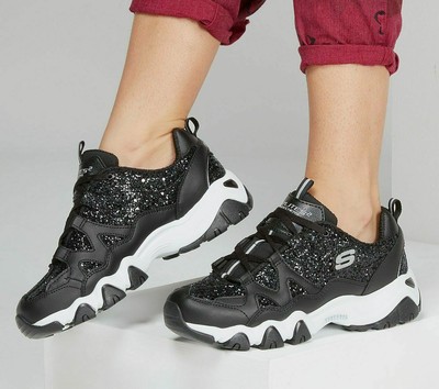 skechers memory foam glitter