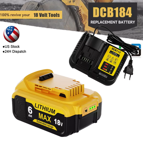 20V FOR DEWALT 20 Volt MAX Lithium-Ion Battery / Charger DCB203 DCB201 DCB200-2 - Picture 21 of 22