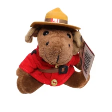 Wild Wonders RCMP Country Mounted Police Foundation 4" Moose Bean Bag Plush