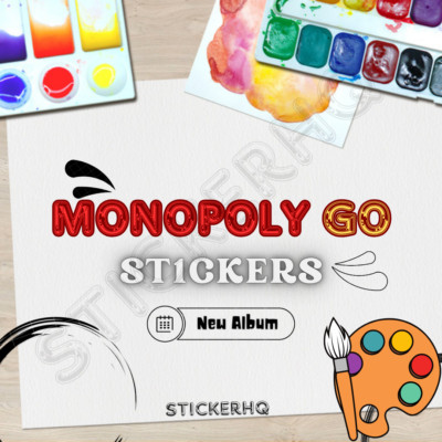 Monopoly Go Stickers 1 - 5   Star | Set 1- Set 17   | FASTEST | CHEAPEST 