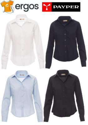 Payper BRIGHTON LADY Damen Hemd Flanell Langarm Arbeit Baumwolle