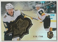 21-22 UD Extended Series Jack Eichel  SPx Radiance SF-48 Golden Knights 539/799