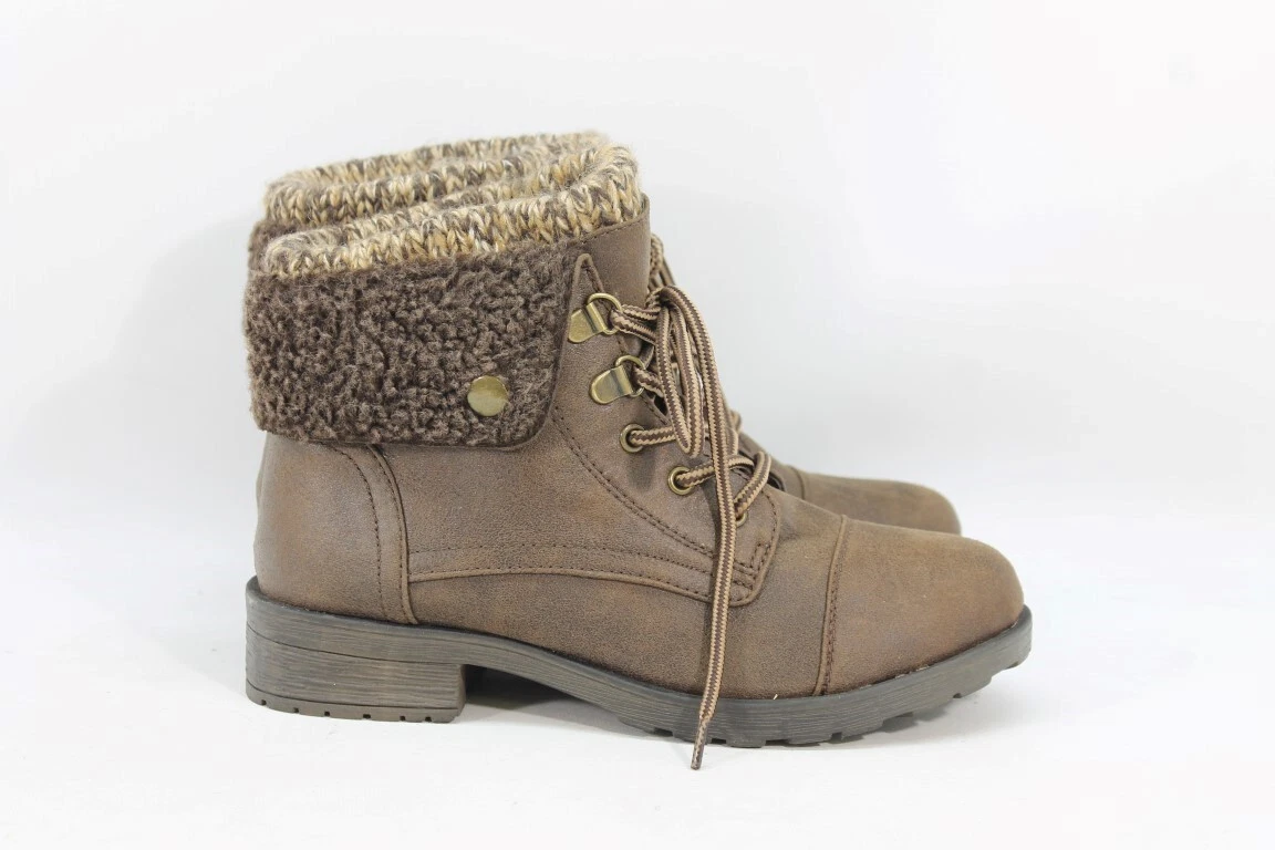 White Mountain Sandro Women s Brown Boots 5.5M ZAP18345 eBay