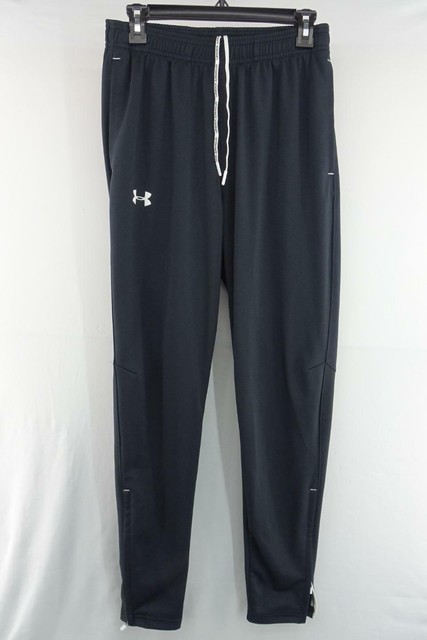 Men Under Armour Heatgear Joggers Loose Track Pants Size Medium Blue Side Zipper | eBay