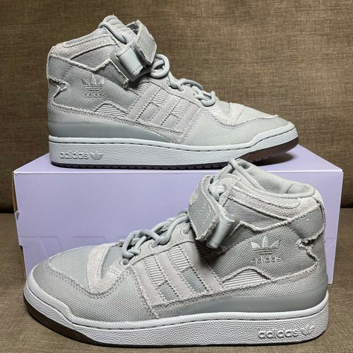 Adidas Ivy Park Forum Mid Grey Silver 