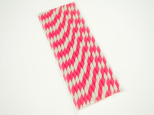 Heavy Duty Drinking Straws Crafts Designer Color Polka Dots Stripes Gold Silver - Picture 11 of 16