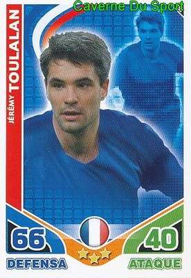 155 JEREMY TOULALAN FRANKREICH TEAM CARD STARS MONDIALES 2010 TOPPS