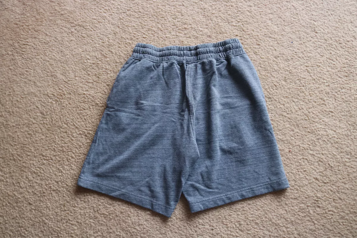 H M Women s Gray Mid Length Shorts Regular Fit Cotton Blend Size M