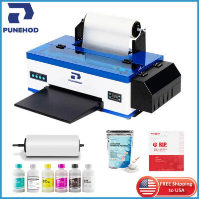 PUNEHOD A3+ R1390 DTF Printer Transfer Direct to Film Printer Home DIY T-shirt