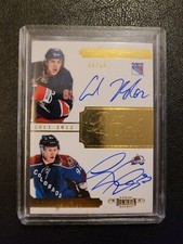 2011 12 Dominion Pen Pals Autograph Gabriel Landeskog Carl Hagelin Avalanche