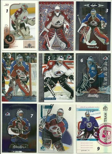 1997 97-98 DONRUSS LEAF LIMITED COUNTERPARTS JOCELYN THIBAULT PATRICK ROY #44
