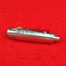 1PCS XLR Female to RCA Female Jack Adaptor Connector