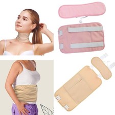 Castor Oil Pack Kit Compress Reusable Wrap Belly Neck Care Belt Organic Cotton