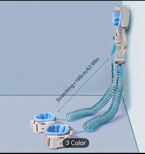 TODDLER WRIST LINK LEASH | CHILD ANTI -LOST SAFETY STRAP | MOM & 2 YOUNGSTERS H - Picture 16 of 63