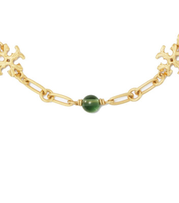 NEW Tory Burch Roxanne Chain Delicate Bracelet - Rolled Tory