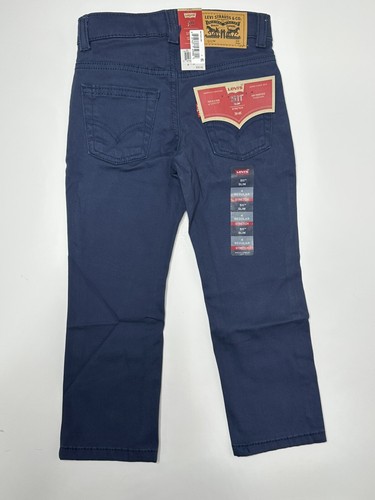 Boy's Levi's Navy Blue Chino Slim Stretch 511 Style - Size 4 Regular 21 X 16 - Picture 3 of 8