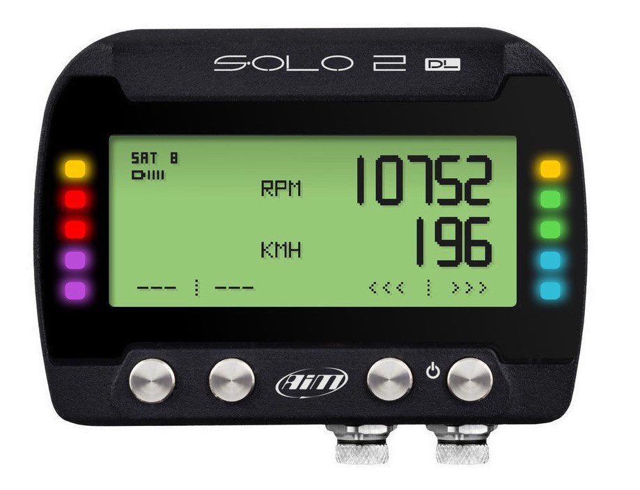 AIM SOLO 2 DL OBDII On-Board GPS Lap Timer Internal memory
