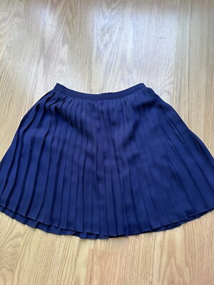 UNIQLO Womens S Pleated Pull On Short Schoolgirl Mini Skirt
