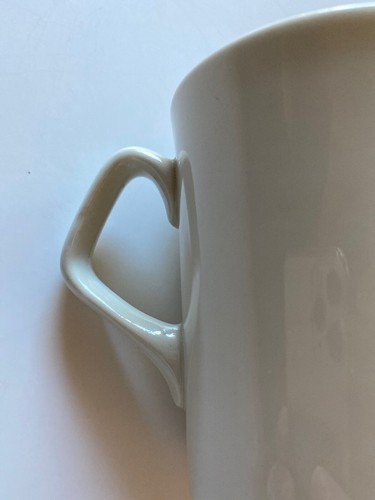 HLC Stoneware Ceramic Coffee Mug Tea Cup Off White Made in U.S.A. Rare Collectib - Picture 11 of 12