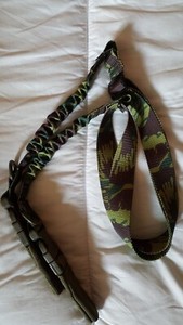 Bretelle De Fusil 2 Points 'Selous Pattern' - Camouflage Rhodesian Brushstroke - Rare - Neuf (avec Défauts Mineurs)