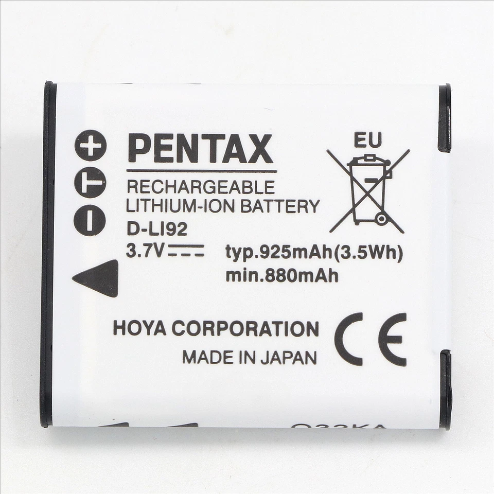 Original PENTAX D-LI92 Battery For Optio X70 RX18 RZ18 RZ10 CX3 CX5 CX6 WG1 - Image 2 of 4