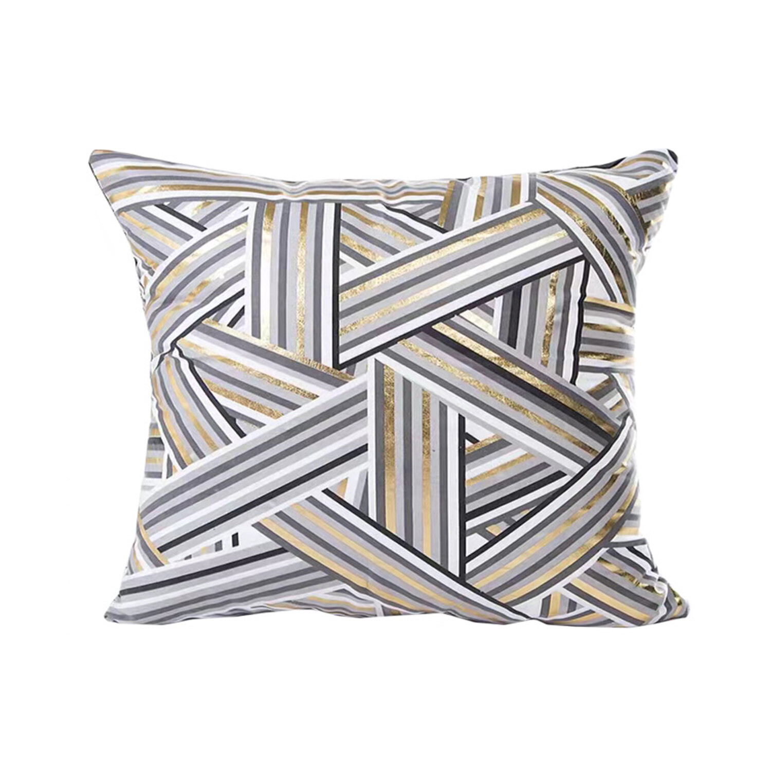 Foil Printing Velvet Cushion Covers 18 x 18” Decorative Sofa Office