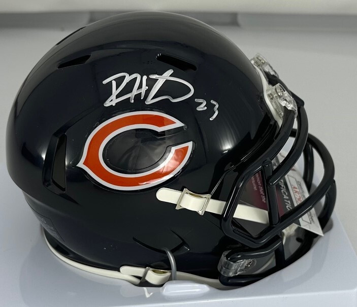 Bears Hall of Famer DEVIN HESTER Signed Riddell Speed Mini Helmet