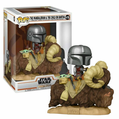 Funko POP! Deluxe: The Mandalorian on Bantha with The Child (Pre-Order) | eBay