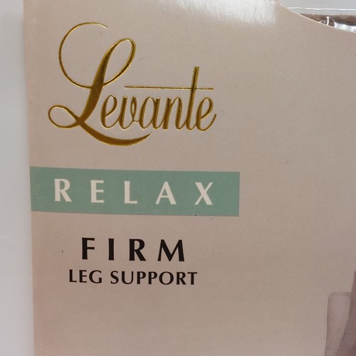 2 Pairs LEVANTE Relax Firm Leg Support Pantyhose Size 2 M GLACE Made in Italy - Picture 3 of 10