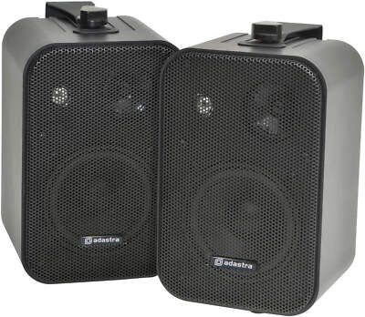 Adastra 100V Line Lautsprecher 4'' 30W schwarz Paar