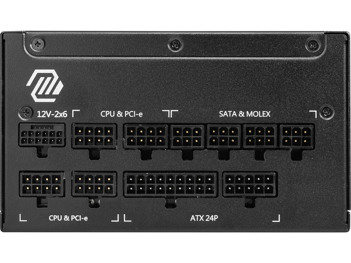 MSI MAG A1250GL 1250W PCIE 5, 80+ GOLD Fully Modular Gaming PSU