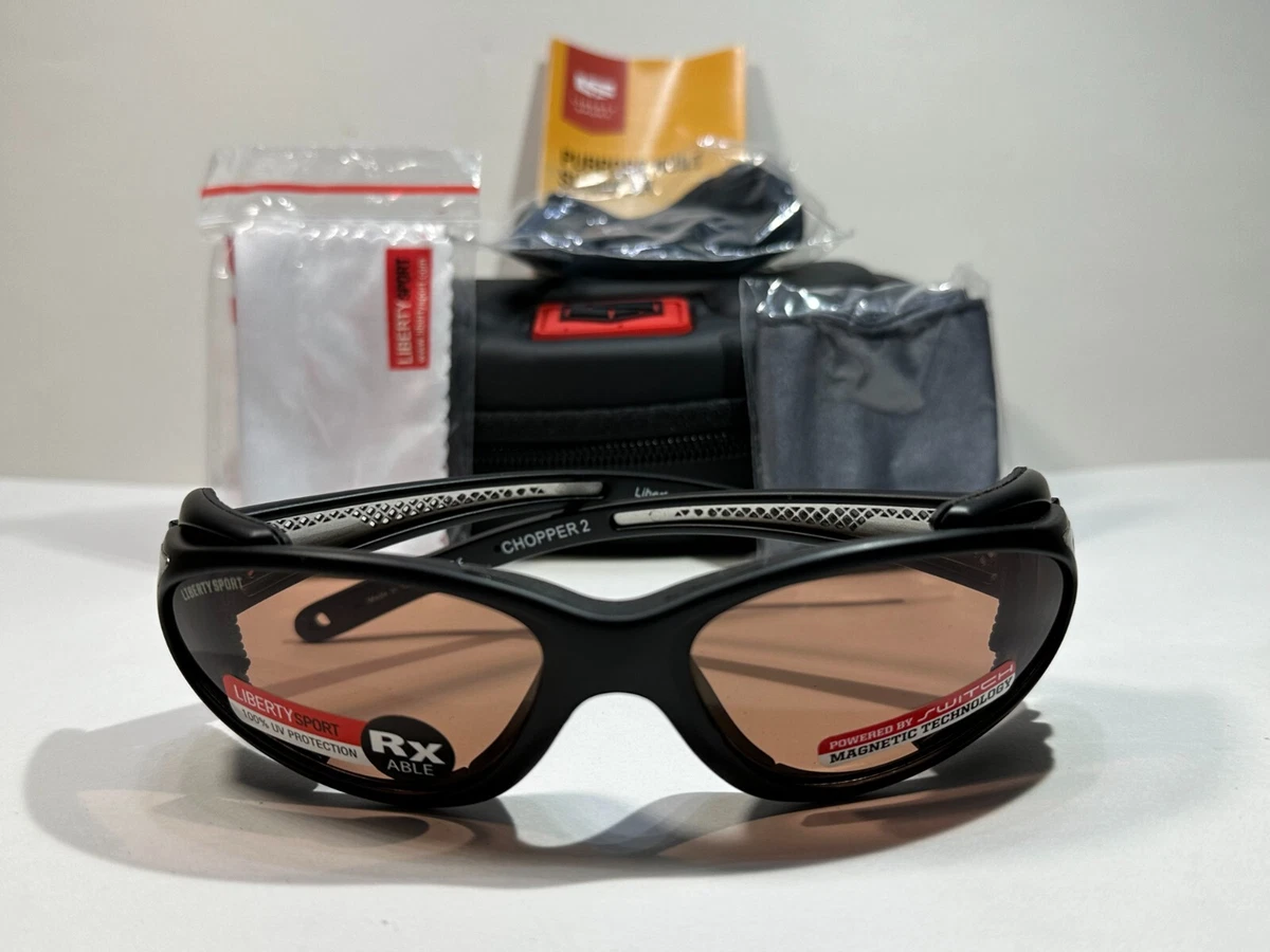 Liberty Sport Rec Specs Chopper2 205 Black Silv Motorcycle