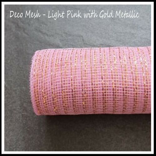 Deco Mesh Rolls 50cm x 9yd Roll - 60 colours available - Genuine UK seller - Picture 23 of 61