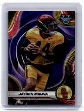 2024 Bowman University Best #40 Jayden Maiava Purple #/125