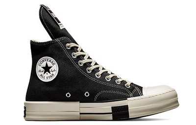 靴 Rick Owens drkshdw CONVERSE hi DRKSTAR Converse Drkstar Hi Rick Owens Drkshdw Black Egret - A00130C Size
