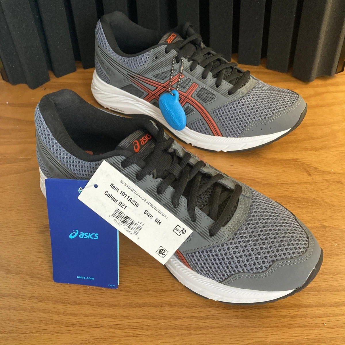 ASICS Gel Contend 5 Steel Grey Red Snapper for Sale | Authenticity