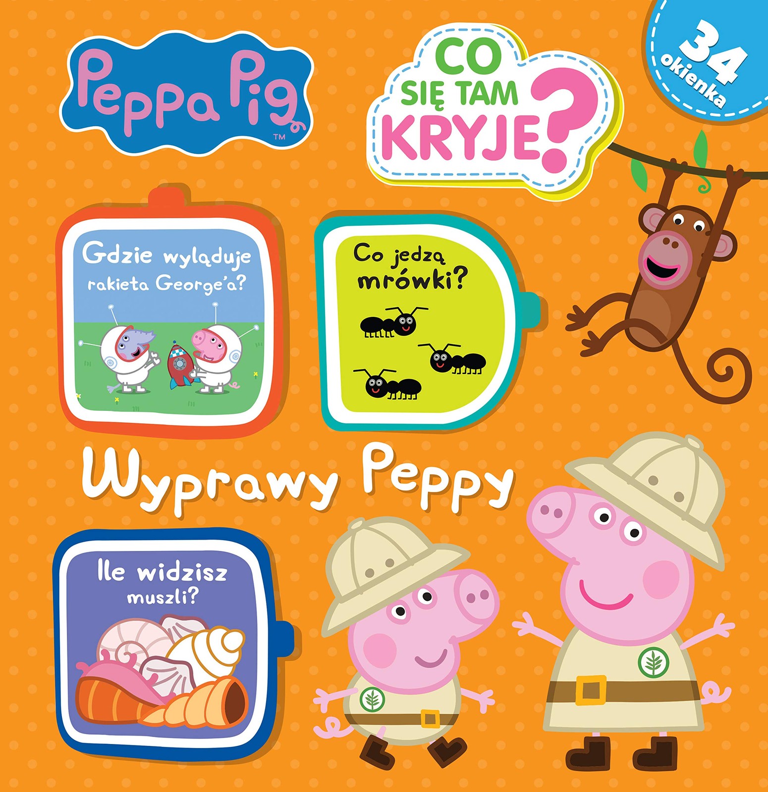 Świnka Peppa Co tam się kryje? Wyprawy Peppy.