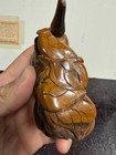 Rare Very Large Antique/ Vtg. Chinese Tiger Eye Stone Snuff Bottle — photo 9