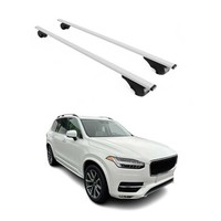 DachträGer GrundträGer FüR Volvo XC90 2015-2019 75Kg Stahl Silber 2 Tlg