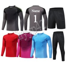 Personalized Kids Boys Girls Football Goalkeeper kits Shirt Short Pants Sets