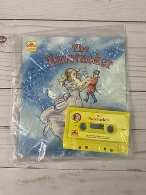 Little Golden PB Book The Nutcracker Story & Cassette Tape Christmas Vtg 1991