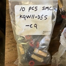SMC KQW11-35S Fittings Lot Of 10 Pieces