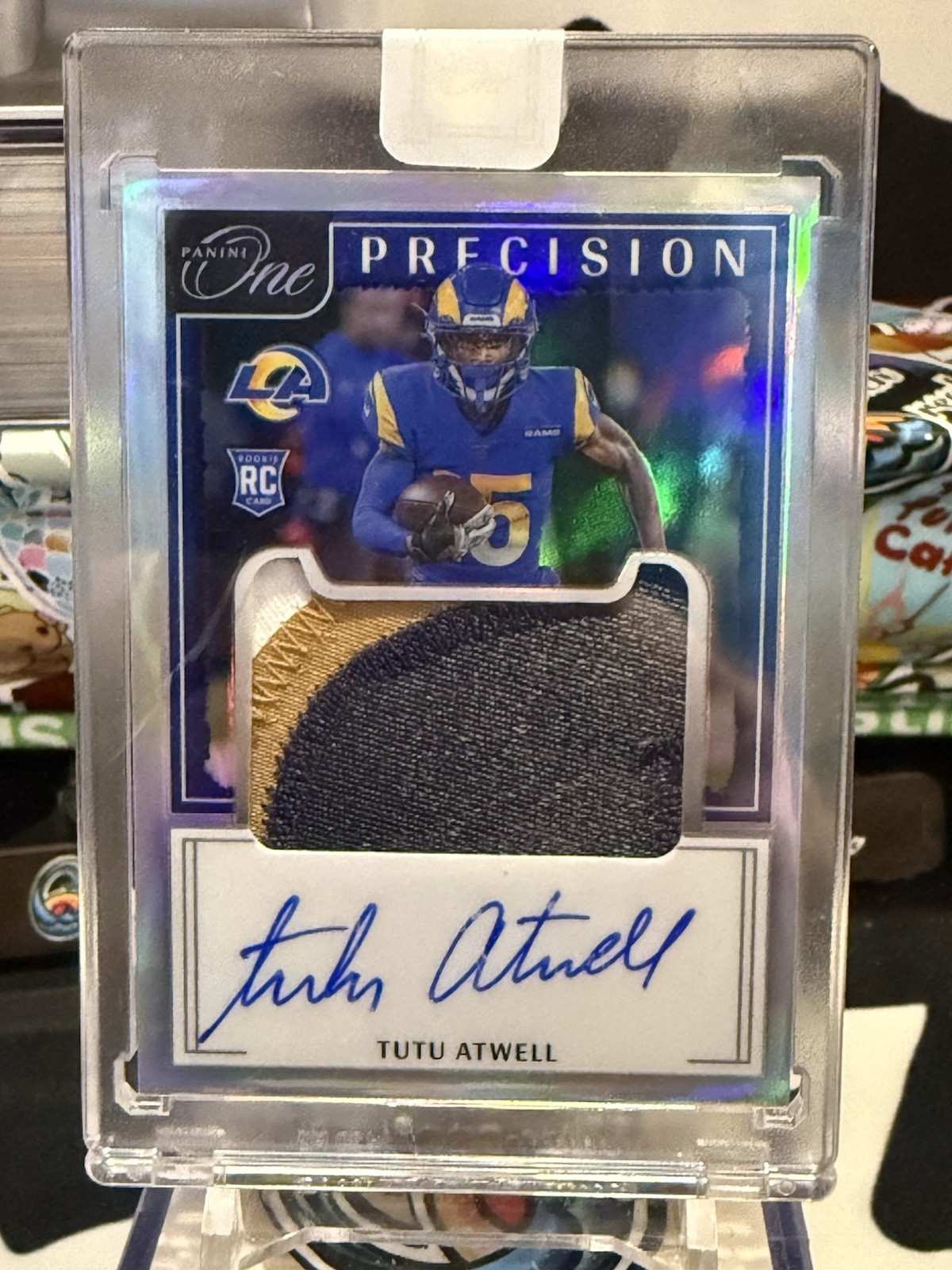 Tutu Atwell Panini One #320 Precision Patch Autograph