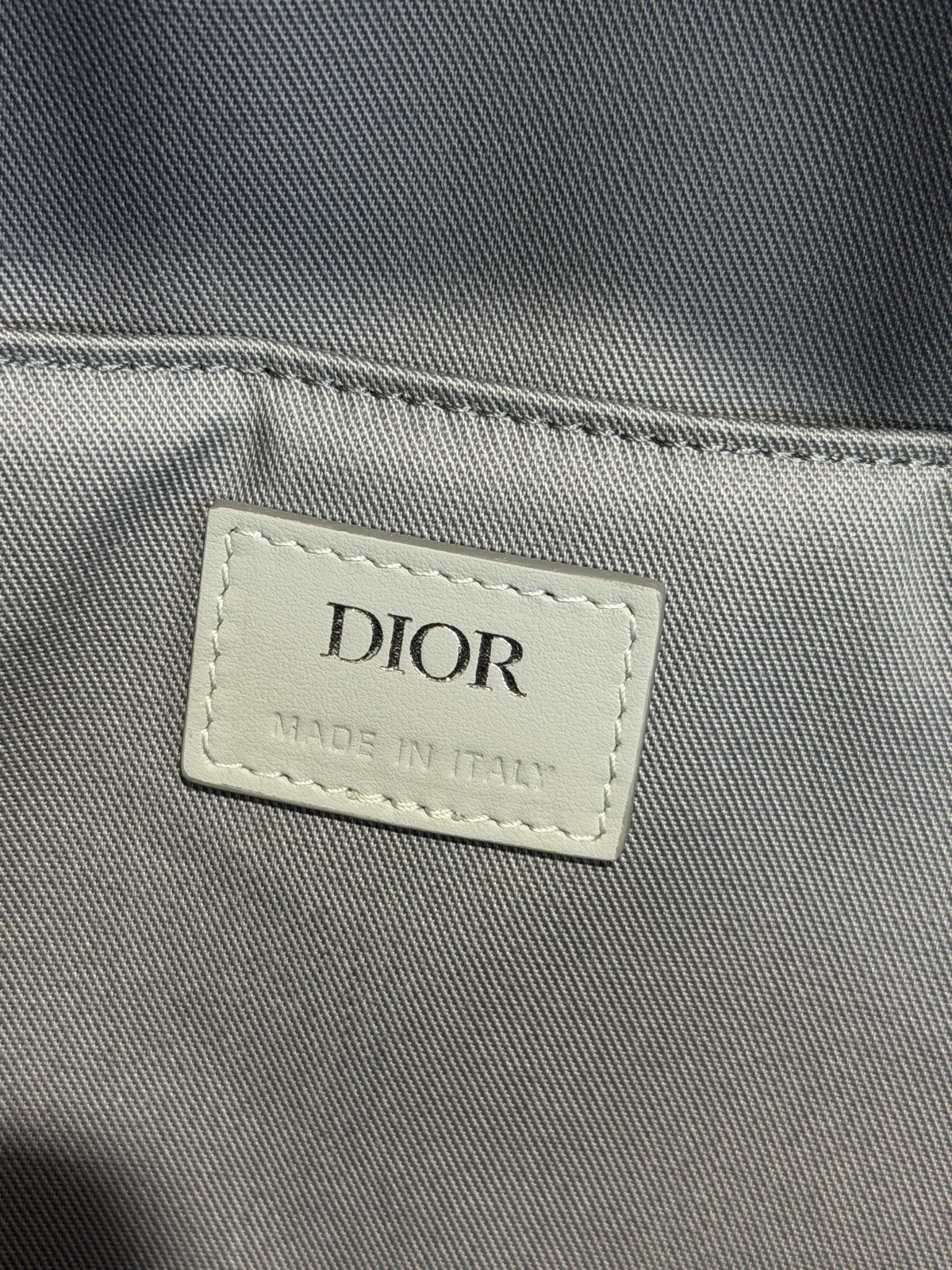 Christian Dior Rider Diamond Pattern Backpack Grey CD image 9